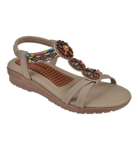 Guja Masaj Tabanlı Comfort Kadın Sandalet GJ-1202 BEJ
