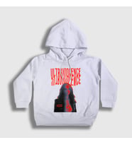 Presmono Unisex Çocuk Beyaz Ultraviolence V2 Lana Del Rey Kapüşonlu Sweatshirt 499838tt