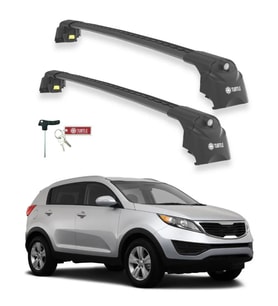 Turtle Kia Sportage (Sl) 2010-2015 Ara Atkı Air2 Siyah