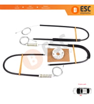 Audi A8 S8 Quattro MK2 D3 4E2 4E8 2002-2010 4E0837461B İçin Elektrikli Ön Sol Cam Kriko Tamir Seti