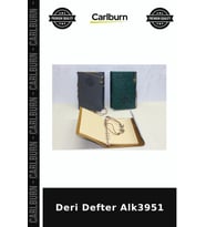 Özel Üretim Ofis Notluk Hediye Kırtasiye Deri Defter Alk3951
