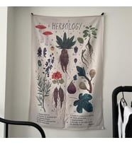 Herbology Duvar Örtüsü - Wall Tapestry I 70 x 100 cm (Karışık)