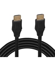 Fully G-507Fs Plastik Düz Siyah 20 Metre Gold Poşetli Hdmi Kablo