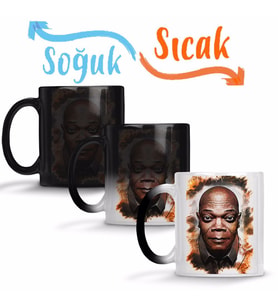 Samuel L Jackson Sihirli Kupa Bardak Porselen