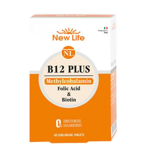 New Life B12 Plus Methylcobalamin 60 Tablet