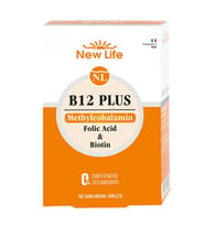 New Life B12 Plus Methylcobalamin 60 Tablet