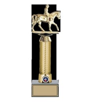ODAK KUPA - Figürlü Kupalar - At / Binici Figürlü Kupalar FG-008 A - 33 cm