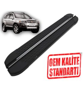 CHEVROLET CAPTIVA 2006 YILI VE SONRASI ARACA ÖZEL NEVADA SİYAH YAN BASAMAK