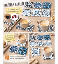 Dekoratif Desenler 15 7x7 – 6’lı Set Dekoratif Kare Tasarım