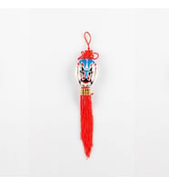 Feng Shui Düğüm Maske Mavi Çin Şans Duvar Süsü (Karışık)