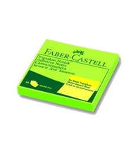 Faber-Castell 75x75mm Yapışkanlı Not Kağıdı Neon Yeşil 5089565433