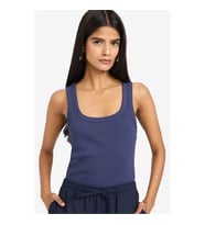 Defacto 26Y801003967 Lacivert Kadın Kolsuz T-shirt F7818AX/NV241