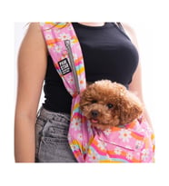 Pawstar Kedi, Küçük Köpek Taşıma Çantası Florence Daisy CrossBody Bag 2-6 Kg