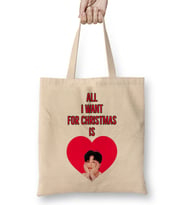 Park Seo Joon Christmas Edition Bez Çanta Uzun Saplı