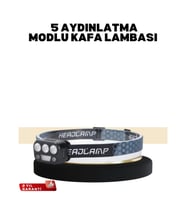 Mey İthalat® Kamp ve Trekking İçin Sensörlü LED Kafa Lambası