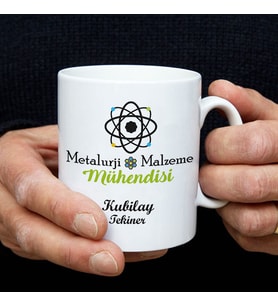 Metalurji Mühendislerine Özel Kupa Bardak