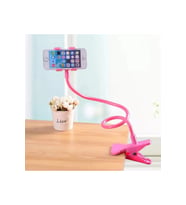 Pembe Renk Akrobat Telefon Tutucu, Esnek ve Oynar Başlık, Pratik Kullanım