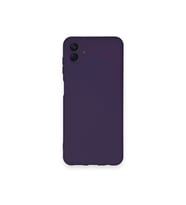 Newface Samsung Galaxy A04 Kılıf Nano içi Kadife Silikon - Mor