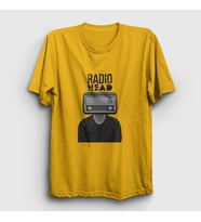 Presmono Unisex Sarı Radio Radiohead T-Shirt 104241tt (Sarı)