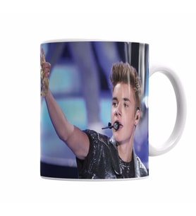justin bieber Kupa Bardak Porselen