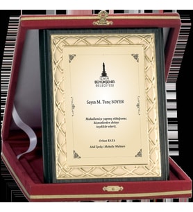 ODAK KUPA - Ahşap Plaketler - PL-057-M B - 15x20 cm