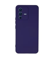 Vivo V23 5g Kılıf Nano İçi Kadife Silikon - Mor