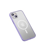 Apple iPhone 13 Uyumlu Kılıf Zore Mokka Wireless Kapak (Lila)