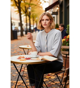 Kadın Geniş Kalıp Yumuşak Dokulu Kısa Kol Triko Hırka Günlük Kombinlerin Vazgeçilmezi Spor