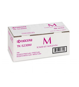 Kyocera TK-5230M Magenta Kırmızı Orjinal Fotokopi Toneri Ecosys M5521cdn-5521cdw P5021cdn-5021cdw 2.