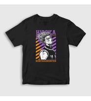 Presmono Unisex Çocuk Siyah Hisoka Anime Hunter X Hunter T-Shirt 317829tt