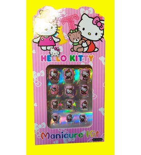 MONİCATİME KENDİNDEN YAPIŞKANLI ÇOCUK TAKMA TIRNAĞI (HELLO KİTTY)