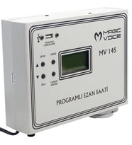 Magicvoice MV-145 3 Hocalı Programlı Duvar Tipi Ezan Saati