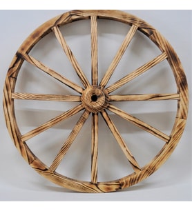Otantik Çarşı Ahşap At Arabası Tekeri 90 cm.