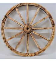 Otantik Çarşı Ahşap At Arabası Tekeri 90 cm.