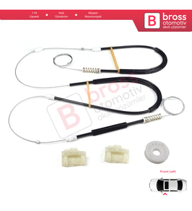 VW Passat B5 B5.5 3B 3BG Skoda Superb MK1 B5 3U 3B1837461 İçin Ön Sol Cam Kriko Tamir Seti