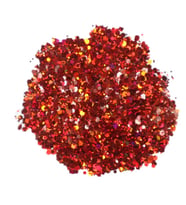 Glitter Sim Epoksi Süsleme Aksesuarı (100 GR)  Kırmızı