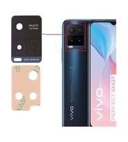 Vivo Y21S Arka Kamera Camı Lens Yapışkanlı