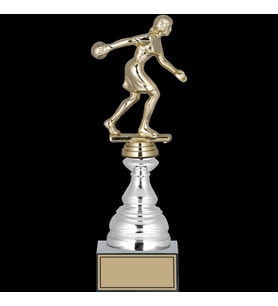 ODAK KUPA - Figürlü Kupalar - Bowling Kadın Figürlü Kupalar FG-024 B - 29 cm