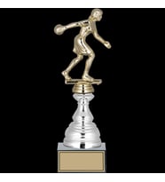 ODAK KUPA - Figürlü Kupalar - Bowling Kadın Figürlü Kupalar FG-024 B - 29 cm