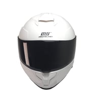 Motosiklet Kaskı Full Face Double Güneş Vizörlü ECE 22.06R Motor Kask Beyaz