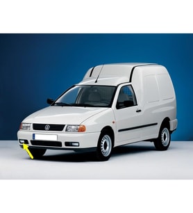 VW Caddy 1996-2003 Ön Tampon Sağ Sis Farı Kapağı 6K5853666