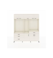 Arges Gardrop 8 Raflı 4 Çekmeceli 3 Askılı 220x30x243 Aytaşı-Aytaşı