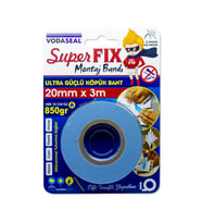 Mey İthalat® Vodaseal Süper Fix Çift Taraflı Montaj Bandı 20 Mm 3 Metre
