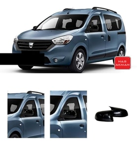Dacia Dokker Batman Yarasa Ayna Kapağı Piano Black 2012 2013 2014 2015 2016 2017 2018 2019 2020 2021