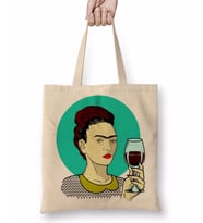Frida Kahlo 10 Bez Çanta Uzun Saplı