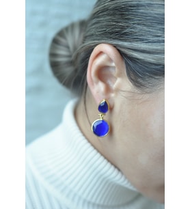 Kadir Jewellery 22 Ayar Altın Kaplama Vintage Küpe -El İşçiliği Ve Hipoalerjenik Küpe (Renksiz)