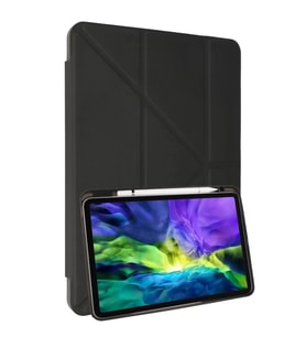 Samsung Galaxy X910 Tab S9 Ultra 14.6 Kılıf Kalemlikli Mars Tablet Kılıfı - Koyu Gri