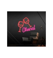 Cheers! Yazılı ve Şekilli Neon Tabela