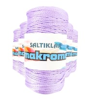 5 Adet Polyester Makrome İpi 3200 Lila 100 gr