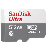 512gb Sandısk Ultra Mıcrosd 100mb/s SdsQunr-512g-gn3mn